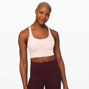 lululemon Energy Bra Long Line Misty Pink